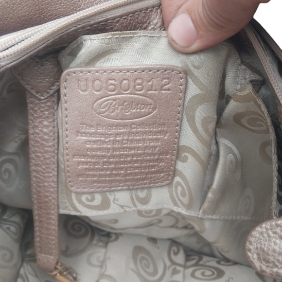 Brighton NALA Leather Metallic Bronze Masterpiece Collection Handbag RETIRED - Picture 9 of 16